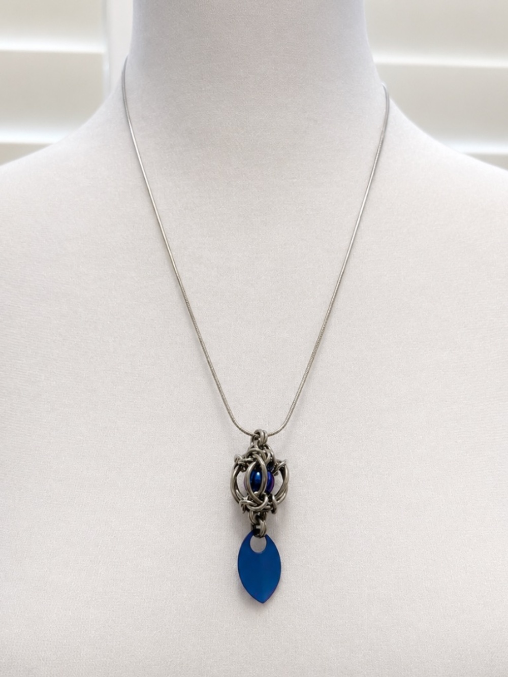 Unique artisan-style pendant necklace